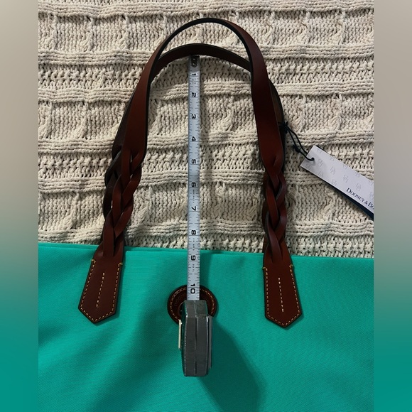 NWT Dooney & Bourke Mint Nylon Shopper Tote - Picture 8 of 8